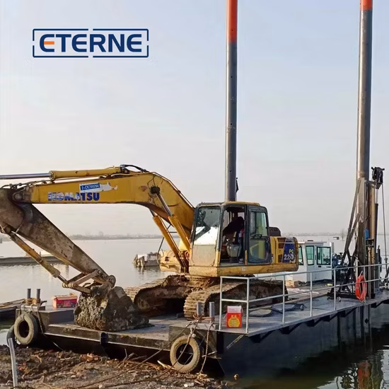Plataforma de pontão portátil modular de tamanho personalizado Eterne carregada por navio