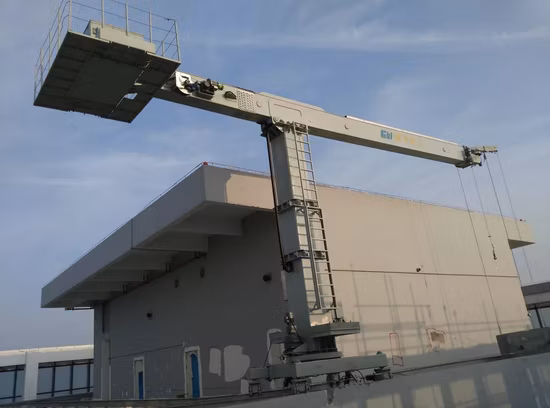 Equipamento de limpeza Suporte de vidro para edifícios Personalizar Unidade de Manutenção Predial (BMU)